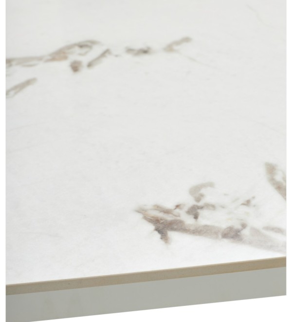 Стол КОРНЕР (CORNER) 120 цвет ГОЛДЕН ЖАДЕ (GLOSS GOLDEN JADE SOLID CERAMIC) / БЕЛЫЙ, ®DISAUR