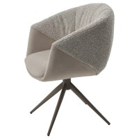 Стул ГИССЕН (GISSEN) 360 град., цвет ЛАТТЕ RIELY-111 / V885-3, ткань / ЛАТТЕ, ®DISAUR