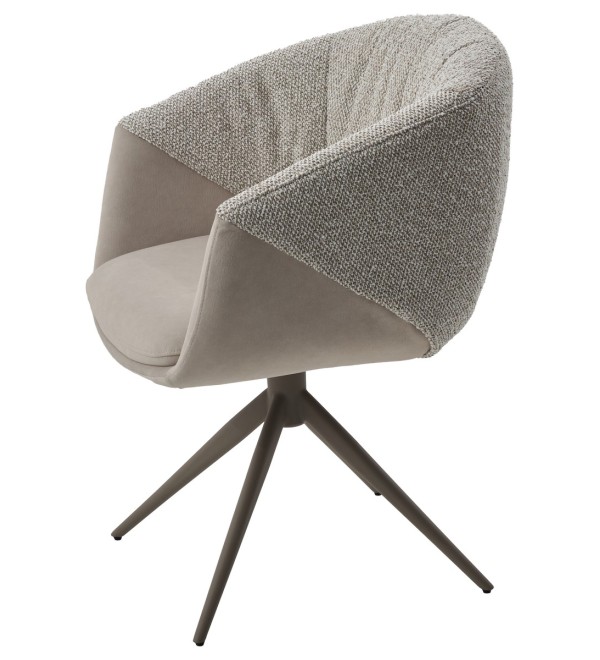 Стул ГИССЕН (GISSEN) 360 град., цвет ЛАТТЕ RIELY-111 / V885-3, ткань / ЛАТТЕ, ®DISAUR