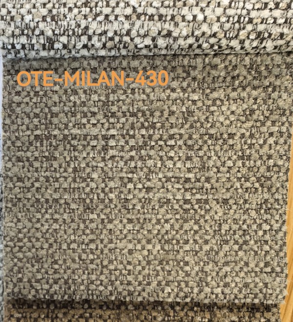 Стул ЛЕННЕ (LENNE) 360 град. поворот., цвет ЛАТТЕ MILAN-430/ MOHAIR-440, ткань/ Черный, ®DISAUR