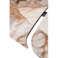 Стол ИМБЕРТ (IMBERT) 180 цвет ПАТАГОНИЯ (GLOSS PATAGONIA), керамика / МЕДНЫЙ БРАШИРОВАННЫЙ, ®DISAUR