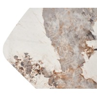 Стол КИРАН (KIRAN) 180 цвет ПАНДОРА (GLOSS LUXURY PANDORA SOLID CERAMIC) / Орех темный, ®DISAUR