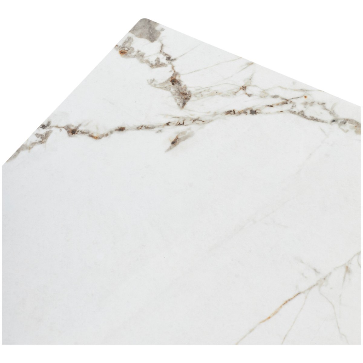 Стол КОРНЕР (CORNER) 120 цвет ГОЛДЕН ЖАДЕ (GLOSS GOLDEN JADE SOLID CERAMIC) / БЕЛЫЙ, ®DISAUR