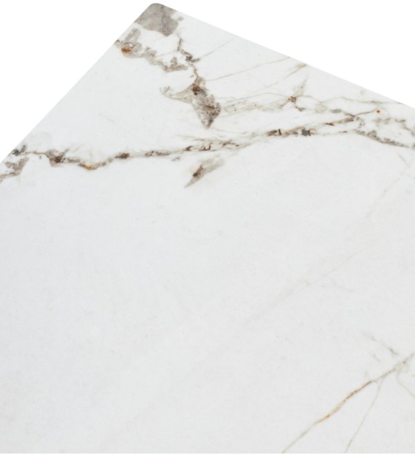 Стол КОРНЕР (CORNER) 120 цвет ГОЛДЕН ЖАДЕ (GLOSS GOLDEN JADE SOLID CERAMIC) / БЕЛЫЙ, ®DISAUR