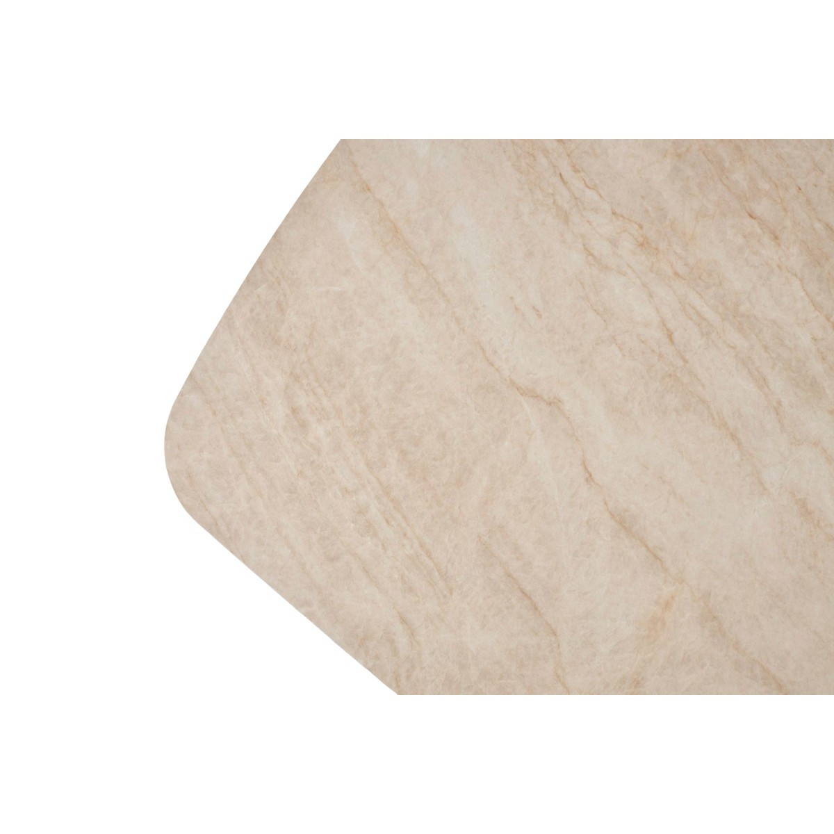 Стол КИРАН (KIRAN) 180 БЕЖЕВЫЙ МРАМОР (MATTE SICILY BEIGE SOLID CERAMIC) / Орех темный, ®DISAUR