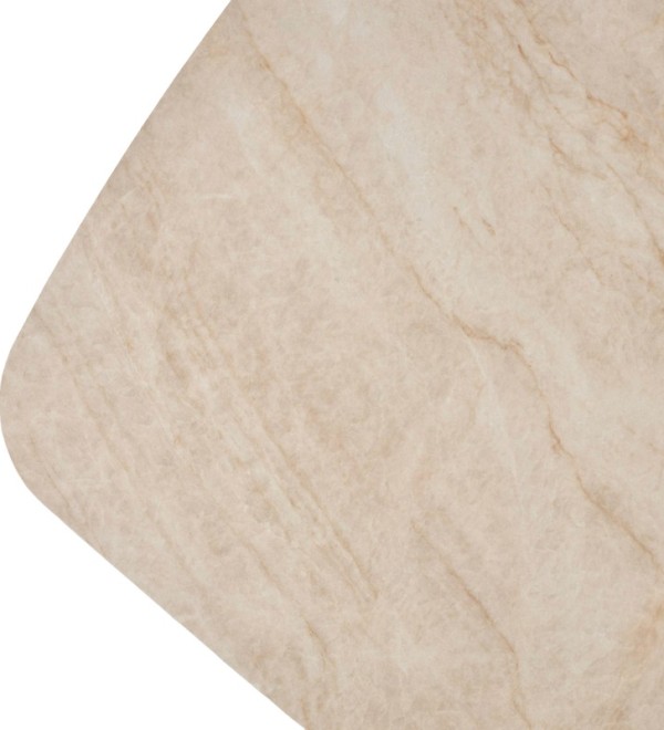 Стол КИРАН (KIRAN) 180 БЕЖЕВЫЙ МРАМОР (MATTE SICILY BEIGE SOLID CERAMIC) / Орех темный, ®DISAUR