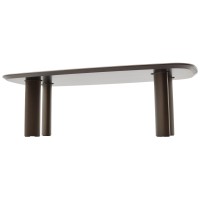 Стол ГАРДЕ (GARDE) 239 цвет Бежевый мрамор CA036, керамика / коричневый, ®DISAUR