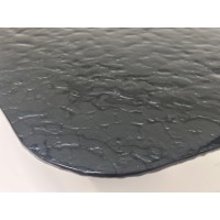 Стол ТОВЕ (TOVE) 240 цвет ЧЕРНЫЙ (GREY), стекло BUBBLE  / Шоколадное золото  ®DISAUR