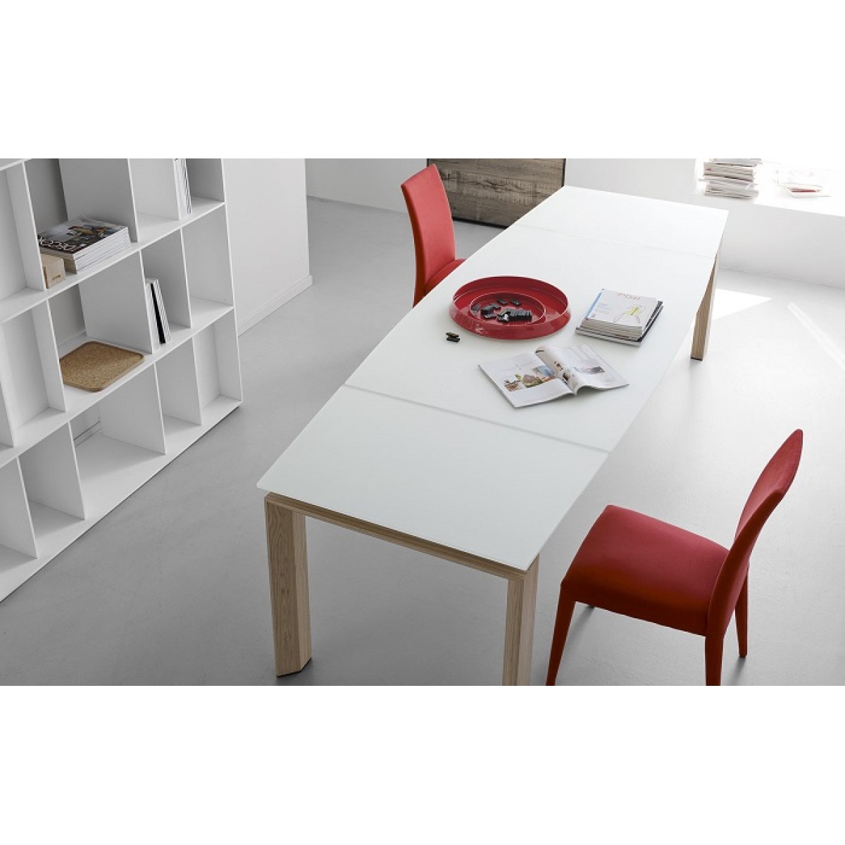 Стол MOVING CS/4075 280, GXW/ P27 natura/P94 white