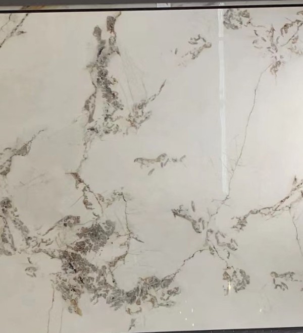 Стол КОРНЕР (CORNER) 120 цвет ГОЛДЕН ЖАДЕ (GLOSS GOLDEN JADE SOLID CERAMIC) / БЕЛЫЙ, ®DISAUR