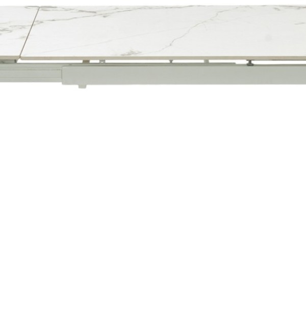 Стол КОРНЕР (CORNER) 120 цвет ГОЛДЕН ЖАДЕ (GLOSS GOLDEN JADE SOLID CERAMIC) / БЕЛЫЙ, ®DISAUR