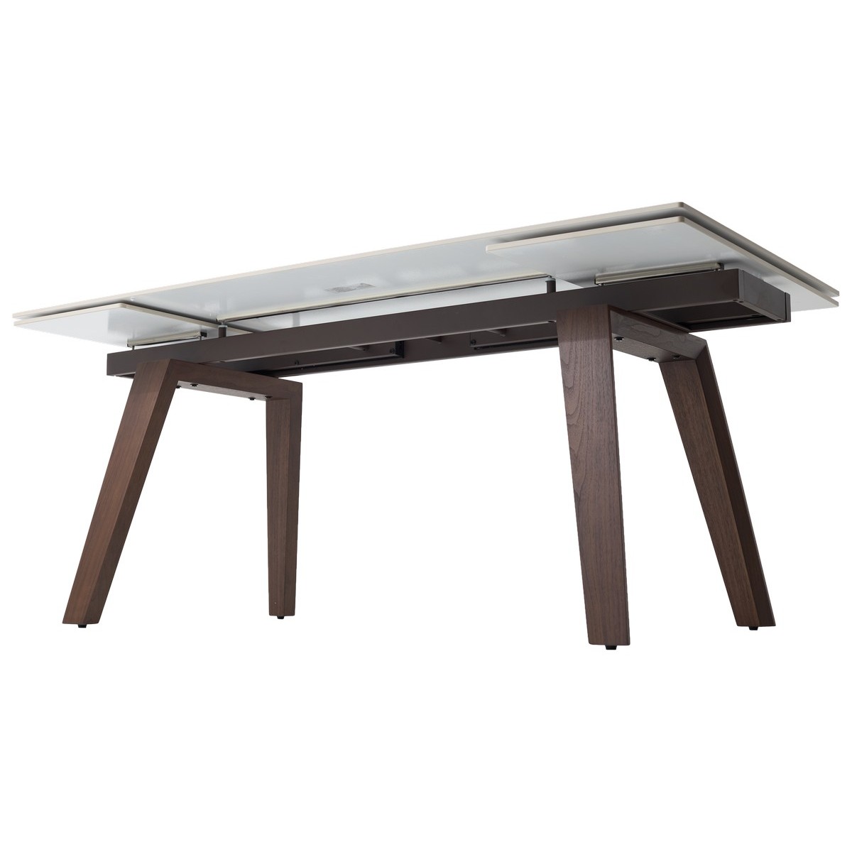 Стол БЭТИС (BETIS) 180 цвет Мрамор (MATTE GILDED WHITE SOLID CERAMIC) / Орех (WALNUT), ®DISAUR
