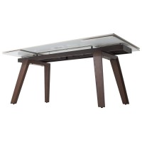 Стол БЭТИС (BETIS) 180 цвет Мрамор (MATTE GILDED WHITE SOLID CERAMIC) / Орех (WALNUT), ®DISAUR