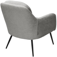 Кресло АРГОС (ARGOS) 3018-03 светло-серый, шенилл / черный каркас, ®DISAUR