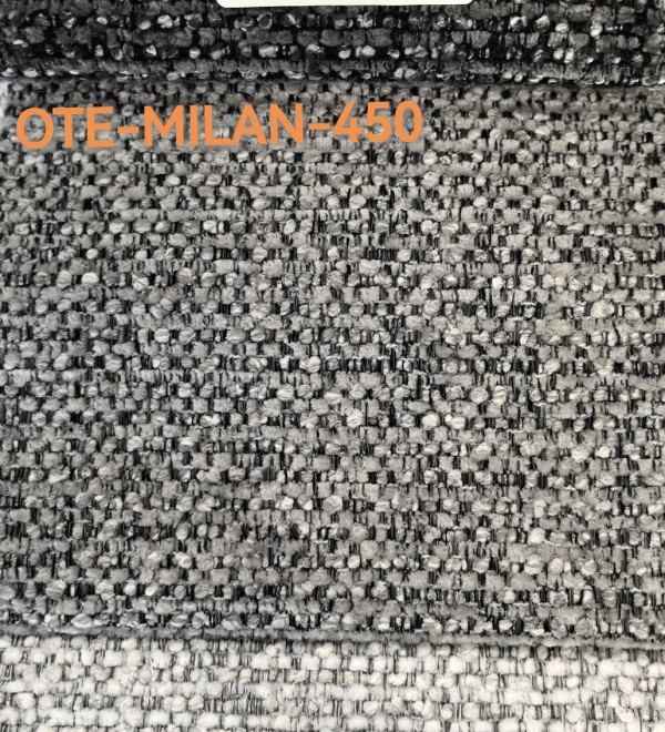 Стул ЛЕННЕ (LENNE) 360 град. поворот., цвет СЕРЫЙ MILAN-450/ MOHAIR-151, ткань/ Черный, ®DISAUR