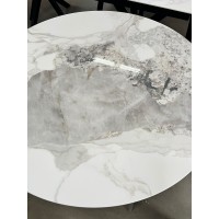 Стол МИЛТОН D89 цвет ПАНДОРА (PANDORA LIGHT), керамика / ЛАТТЕ каркас