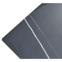 Стол БОГАРТ 200 цвет ТИТАН (TITANIUM BLACK PULIDO), керамика / Черный
