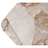 Стол ИМБЕРТ (IMBERT) 180 цвет ПАТАГОНИЯ (GLOSS PATAGONIA), керамика / МЕДНЫЙ БРАШИРОВАННЫЙ, ®DISAUR