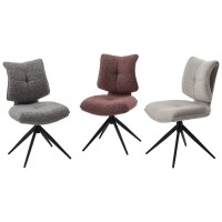 Стул ДЕЛИ (DELI) 360 град, цвет БРУСНИЧНЫЙ H300126-9 , ткань / ЧЕРНЫЙ каркас, ®DISAUR