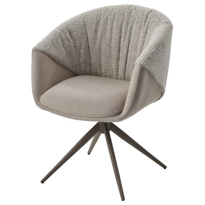 Стул ГИССЕН (GISSEN) 360 град., цвет ЛАТТЕ RIELY-111 / V885-3, ткань / ЛАТТЕ, ®DISAUR