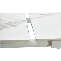 Стол КОРНЕР (CORNER) 120 цвет ГОЛДЕН ЖАДЕ (GLOSS GOLDEN JADE SOLID CERAMIC) / БЕЛЫЙ, ®DISAUR