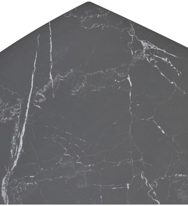 Стол БАЛД (BALDE) 140 цвет ЧЕРНЫЙ МРАМОР МАТОВЫЙ (MATT BLACK MARBLE SOLID CERAMIC )/ ЧЕРНЫЙ, ®DISAUR