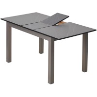 Стол TME-6932 MBH  серый камень GREY STONE /серый