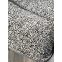 Стул ДАВЕН (DAVEN) 360 град, цвет СЕРЫЙ RIELY-450 /  G1038-04 , ткань  /ТЕМНО-СЕРЫЙ каркас, ®DISAUR