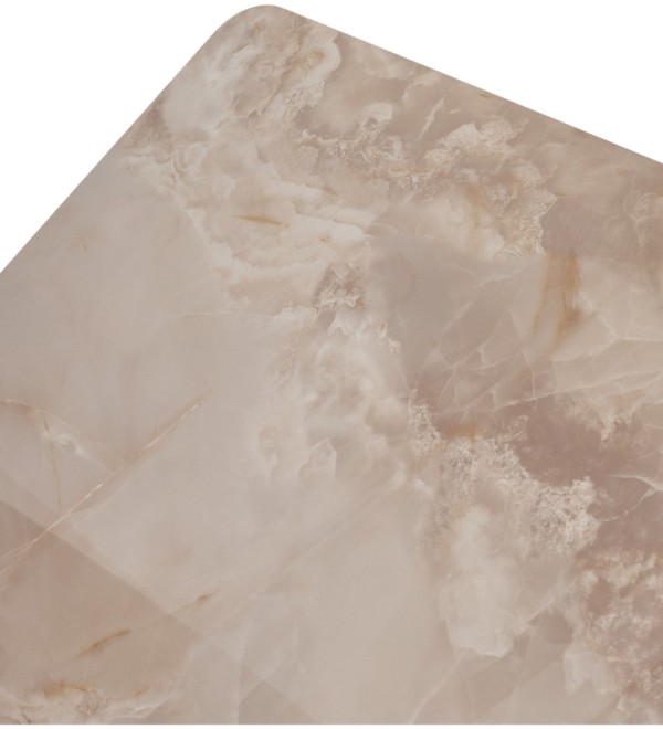 Стол ЭДЕР (EDER) 160 цвет АМБЕР ЖАДЕ (GLOSS AMBER JADE SOLID CERAMIC) / ОРЕХ, ®DISAUR