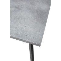 Стол БРИК М (BRICK M) 120 Бетон Портленд/ Черный