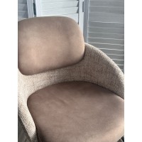 Стул ГРЕЙС (GRACE) 360 град, цвет КАПУЧИНО PENA-172 / G1229-7, ткань / ШОКОЛАДНОЕ ЗОЛОТО, ®DISAUR