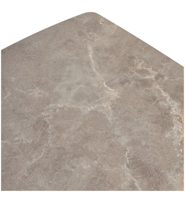 Стол РИВОЛИ (RIVOLI) 140 цвет ЛАТТЕ МАТОВЫЙ (MATT LATTE STONE SOLID CERAMIC) / ТАУПЕ, ®DISAUR