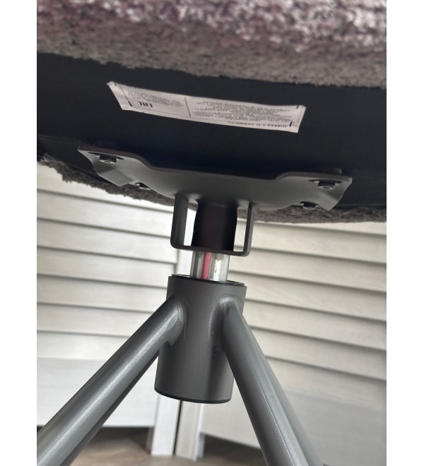 Стул ВАРДИ (VARDY) 360 град.поворот. бежевый букле XD841-06 / Серый, ®DISAUR
