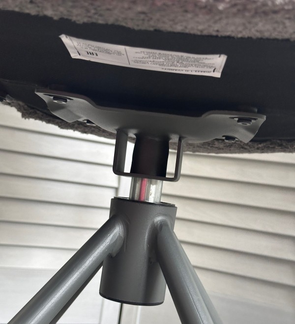 Стул ВАРДИ (VARDY) 360 град.поворот. бежевый букле XD841-06 / Серый, ®DISAUR