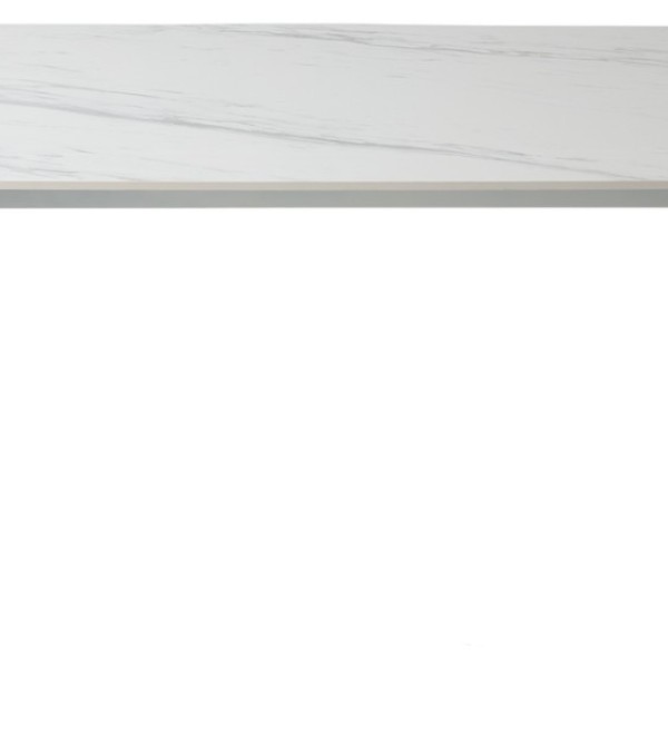 Стол КАЛВИН (CALVIN) 180 цвет КАРРАРА (SEMI-POLISHED SNOW CARRARA SOLID CERAMIC / СЕРЫЙ ДУБ, ®DISAUR