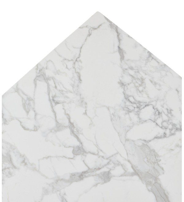 Стол ЭЗМИР (ESMIR) 180 цвет АРАБЕСКАТО (MATTE ARABESCATO SOLID CERAMIC) / ОРЕХ, ®DISAUR