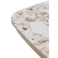 Стол МАТИАС (MATIAS) 180 цвет ПАНДОРА (GLOSS LUXURY PANDORA SOLID CERAMIC) / ШАМПАНЬ, ®DISAUR