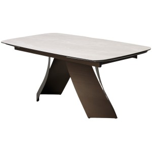 Стол ИОН (YON) 180 цвет TL-109, испанская керамика / Шоколадное золото каркас, ®DISAUR