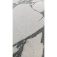 Стол АДАЖИО 240 (320) см цвет МИНЕРАЛ (MINERAL STONE NATURAL), керамика / Черный каркас