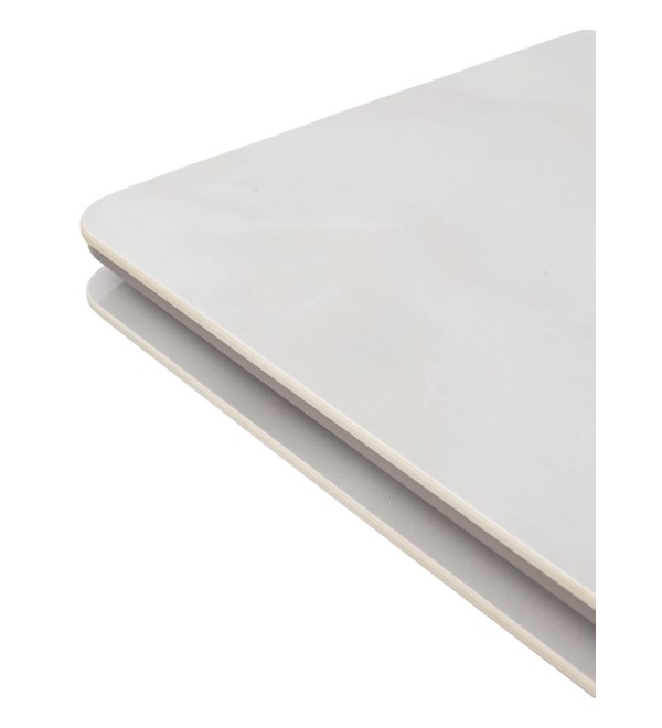 Стол ШЕРЛ  220 цвет ОНИКС (CRYSTAL ONIX BIANCO), керамика / Латте каркас