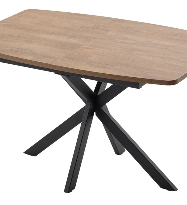 Стол АРКАНЗАС (ARKANSAS) 130 Дуб Канзас/ Черный