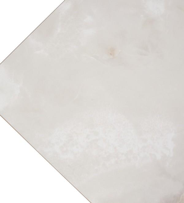 Стол ОРИГАМИ  240 цвет АЙВОРИ (AURA IVORY), керамика / Черный каркас