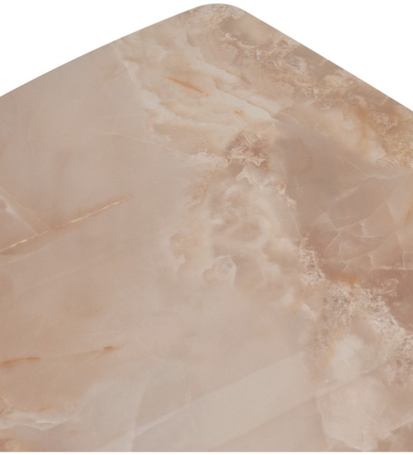 Стол АЛАТРИ (ALATRI) 120 АМБЕР ЖАДЕ ГЛЯНЦЕВЫЙ (GLOSS AMBER JADE) керамика /ЧЕРНЫЙ, ®DISAUR