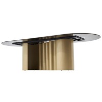 Стол ВЕНТО (VENTO) 280 ТОПАЗ TL-617, испанская керамика / Шампань каркас, ®DISAUR