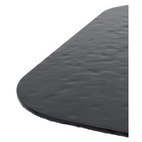 Стол ТОВЕ (TOVE) 240 цвет ЧЕРНЫЙ (GREY), стекло BUBBLE  / Шоколадное золото  ®DISAUR