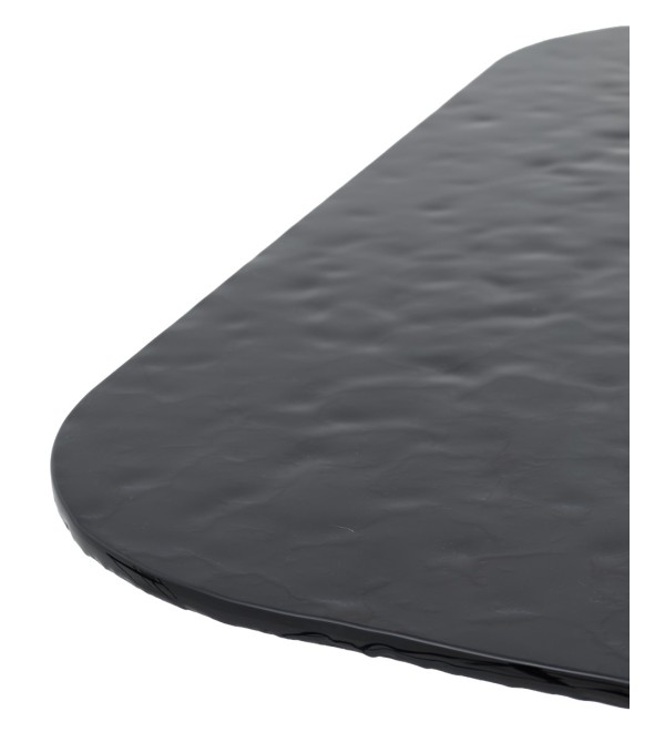 Стол ТОВЕ (TOVE) 240 цвет ЧЕРНЫЙ (GREY), стекло BUBBLE  / Шоколадное золото  ®DISAUR