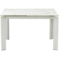 Стол КОРНЕР (CORNER) 120 цвет ГОЛДЕН ЖАДЕ (GLOSS GOLDEN JADE SOLID CERAMIC) / БЕЛЫЙ, ®DISAUR