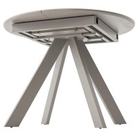 Стол БОНЖУР 100 цвет ПАНДОРА (PANDORA LIGHT), керамика / ЛАТТЕ каркас