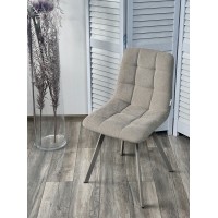 Стул ЧИЛИ ПРОФИЛЬ (CHILLI SQUARE) цвет 355А-04, ткань/ латте каркас