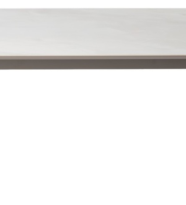 Стол ШЕРЛ  220 цвет ОНИКС (CRYSTAL ONIX BIANCO), керамика / Латте каркас